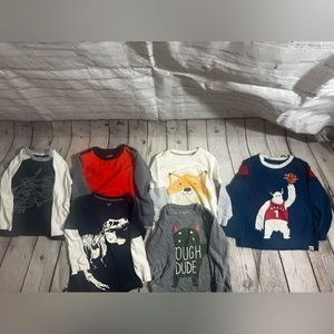 Lot of boys 3T long sleeve shirts.